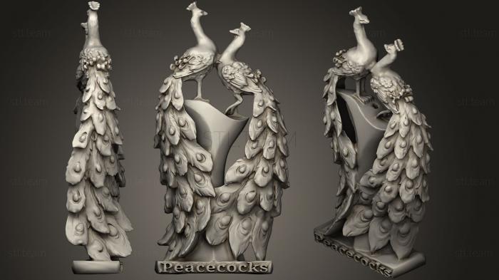 Статуэтки птицы Peacocks Ornament Aka Peacecocks