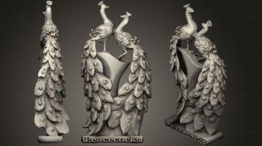 3D model Peacocks Ornament Aka Peacecocks (STL)