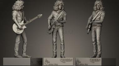 3D model Brian May scuare podium (STL)