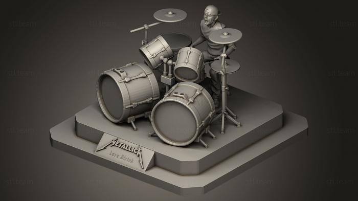 3D model Lars Ulrich metallica (STL)