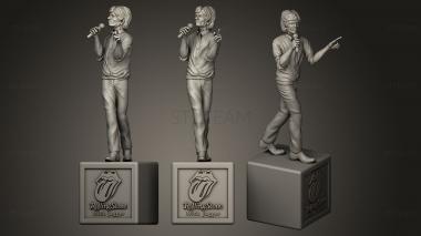 3D модель THE ROLLING STONES МИК ДЖАГГЕР (STL)