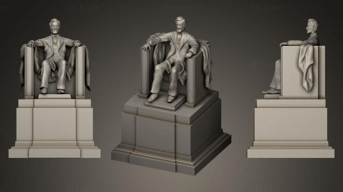 3D model Abraham Lincoln Memorial (STL)