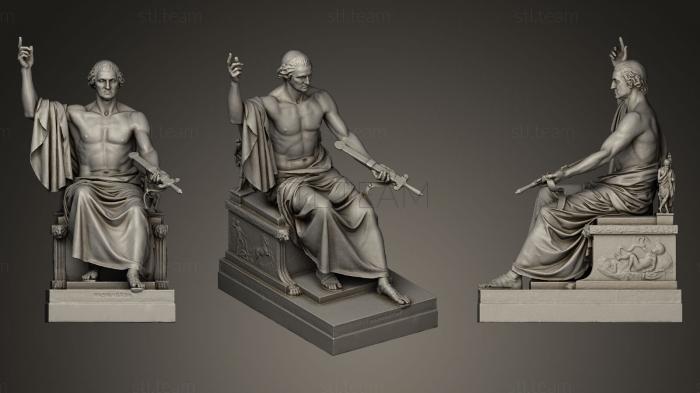 Статуэтки известных личностей George Washington Greenough Statue 1840