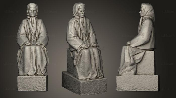 Статуэтки известных личностей Gina Kuncheva Mother of Vasil Levski statue