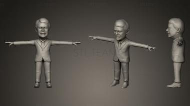 3D model Jimmy Carter caricature (STL)