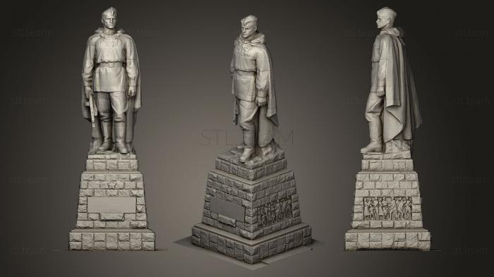 3D модель Памятник Советскому солдату (STL)