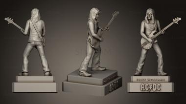 3D модель Клифф Уильямс ACDC (STL)