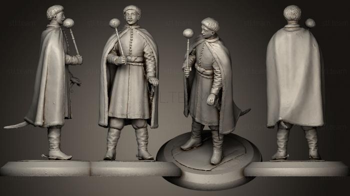 Статуэтки известных личностей Ivan Briukhovetsky Hetman miniature