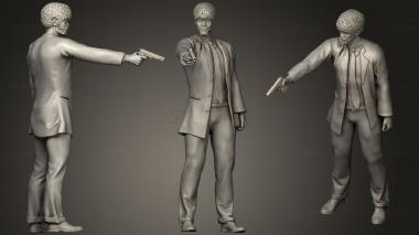3D модель Криминальное чтиво Винсент Вега и Джулс Уиннфилд (STL)