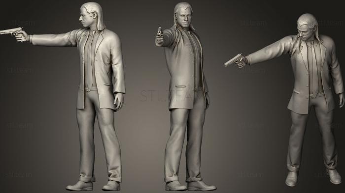 3D модель Криминальное чтиво Винсент Вега и Жюль Уиннфилд2 (STL)