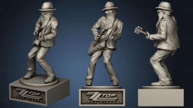 3D модель Билли гиббонс zz top (STL)