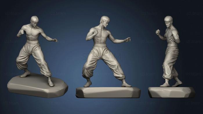 3D model Bruce Lee v2 (STL)