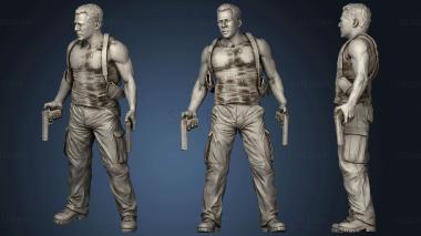 3D model Bruce willis v2 fixed (STL)