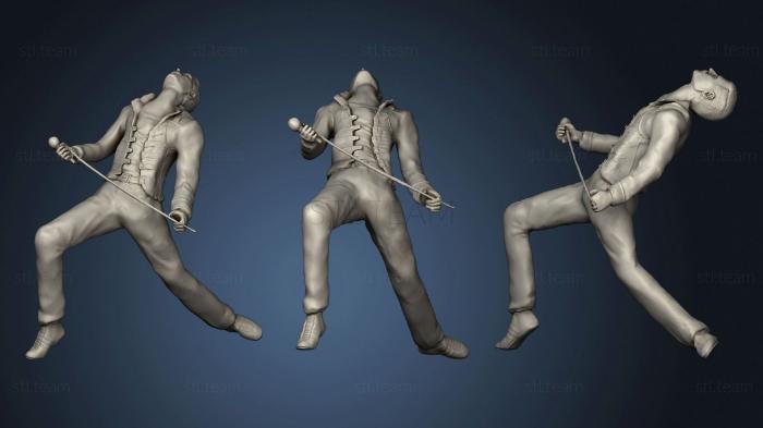 3D model Freddie Mercury Sculpt 2 (STL)