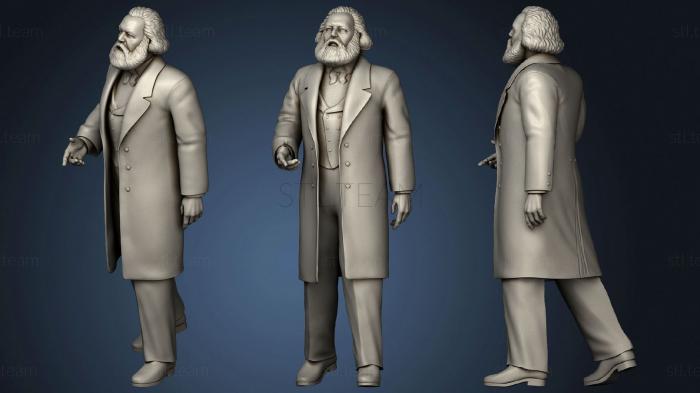 3D модель Карл Маркс (STL)
