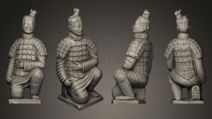 Скульптуры индийские Лучник Терракотовой армии Точная копия