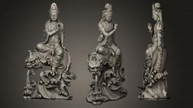 3D model Guanyin Sitting On The Monster (STL)