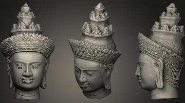 3D model Khmer Buddha statue (STL)