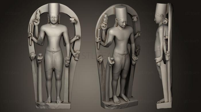 Скульптуры индийские Ка Вишну с восемью руками