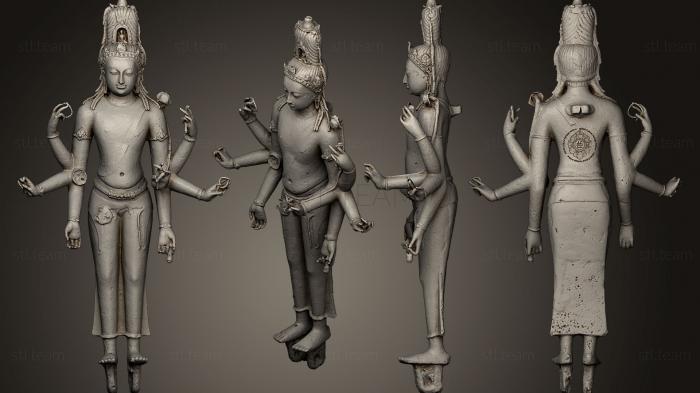 3D model Statue of Avalokitesvara Mid 8th Century (STL)