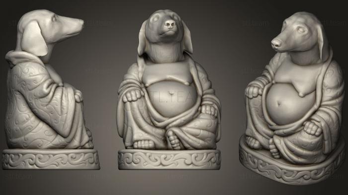 Скульптуры индийские Dachshund Buddha (Canine Collection)
