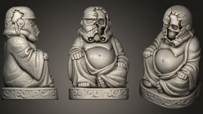 3D model Dead Storm Trooper Buddha (Star Wars Collection) (STL)