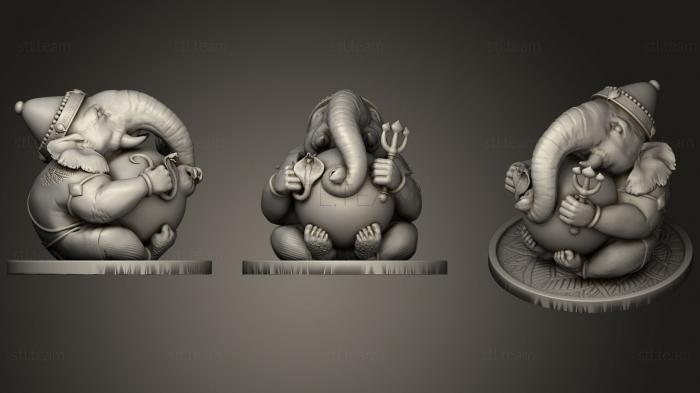 3D model Ganesha  Statuette  Figure  2019 (STL)