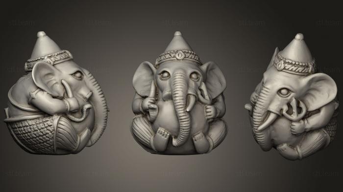 Скульптуры индийские Ganesha’S Pot Belly Of Universes