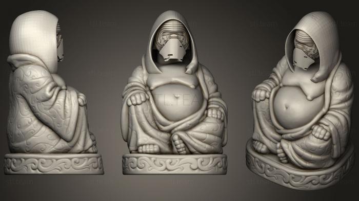 Скульптуры индийские Кайло Рен Будда (коллекция Звездных войн)