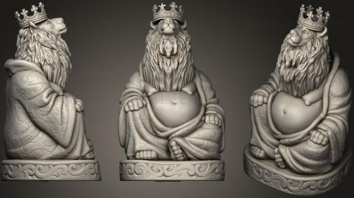 3D model Lion King Buddha (Tv  Movies Collection) (STL)