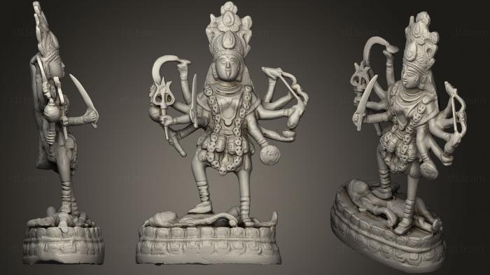 Скульптуры индийские Маха Кали богиня времени Смерти и конца света
