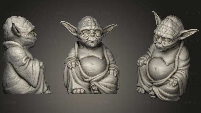 Скульптуры индийские More Accurate Yoda Buddha