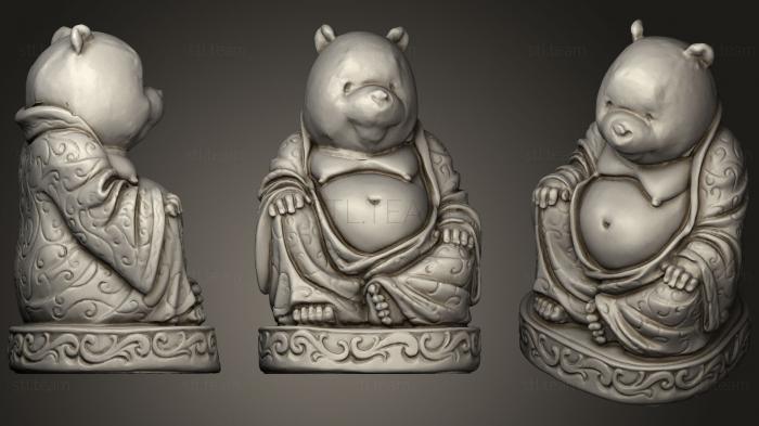 Скульптуры индийские Poohdda (Winnie The Pooh Buddha)