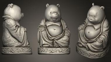 3D model Poohdda (Winnie The Pooh Buddha) (STL)