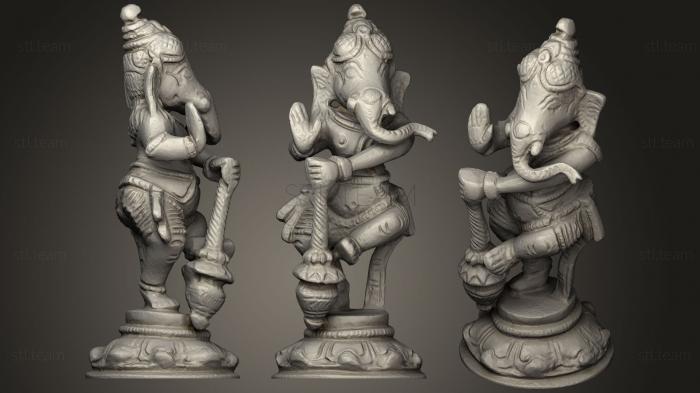 3D model Standing Ganesh Statue (STL)