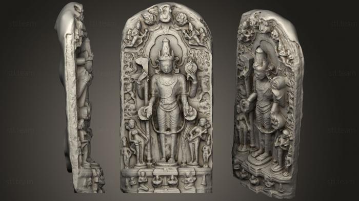 Скульптуры индийские Стиль Вишну Локешвара Пала Сена