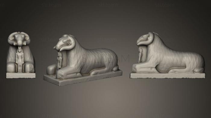 3D model Amun in the form of a ram (STL)