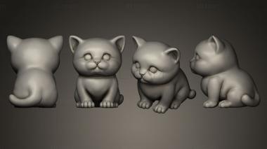 3D model Cute Kitten STL for 3D (STL)