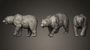 3D model Daniel 7 Bear with Ribs in its Mouth (STL)