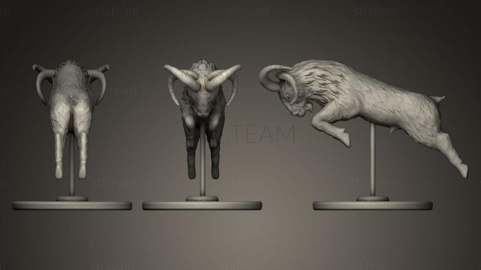 3D model Daniel 8 Goat with Four Horns (STL)