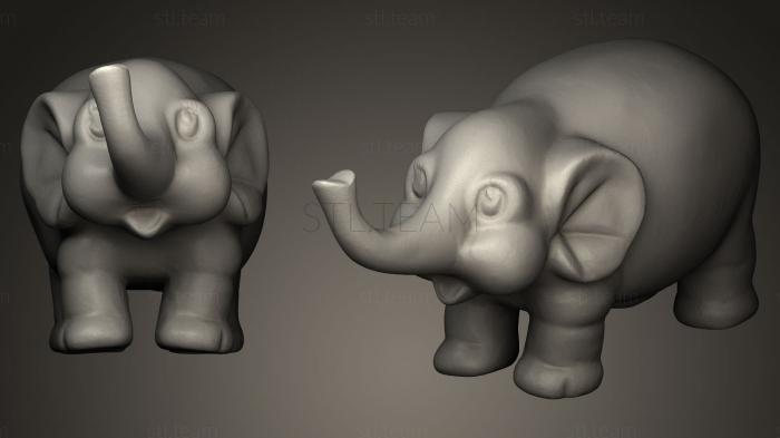 Статуэтки животных Elephant Figurine 3D