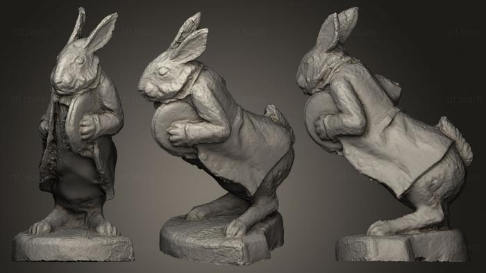 3D model Follow the White Rabbit Llandudno Simon Hedger (STL)