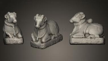 3D model Granite figure of a Nandi bull (STL)