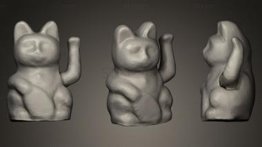 3D model Grey plastic Maneki neko (STL)