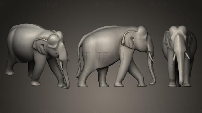 Статуэтки животных Деревянная статуя индийского слона