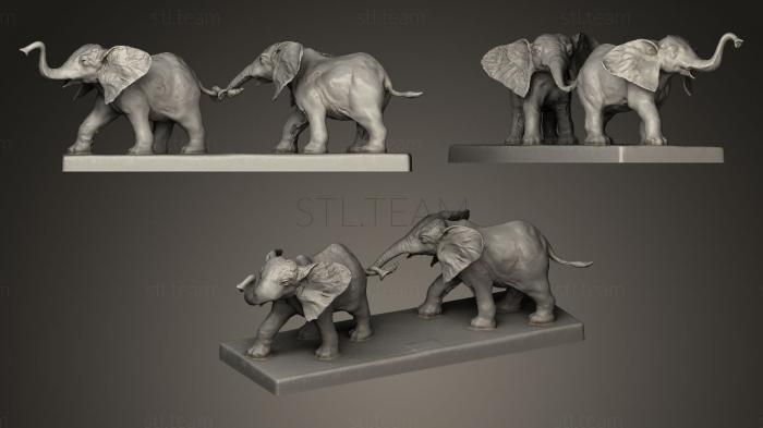 Статуэтки животных Король и залив Слонов