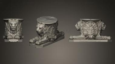 3D model Les Lions Du Pont Mayou (STL)