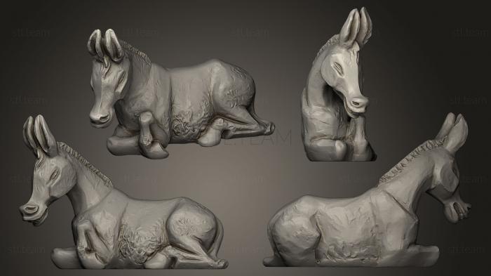 Статуэтки животных Nativity scene figurine Donkey Mule Belen Mula