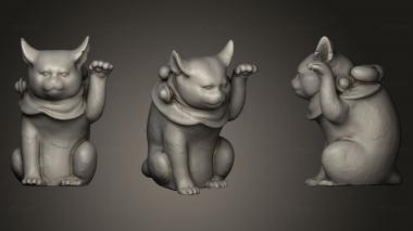 3D model Porcelain figure of a kitten (STL)