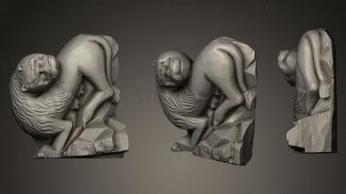 3D модель Скульптура льва 17 в. неизвестный скульптор (STL)
